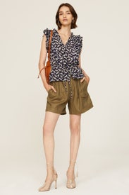 Blue Floral Blouse by Polo Ralph Lauren