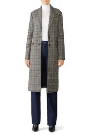Nimbus Check Coat by The Fifth Label