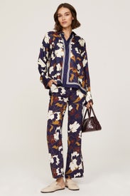 Stella Loose Pajama Trousers by CÂLLAS