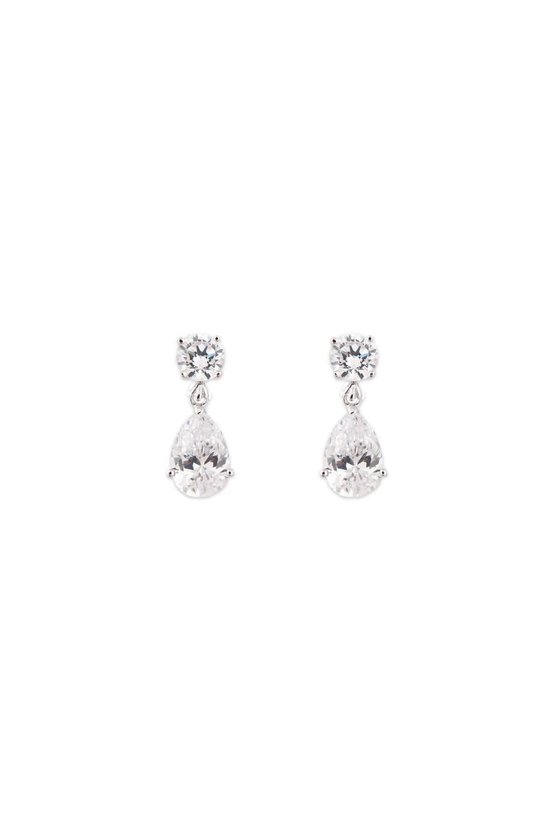 Petite Crystal Tear Earrings by Crislu