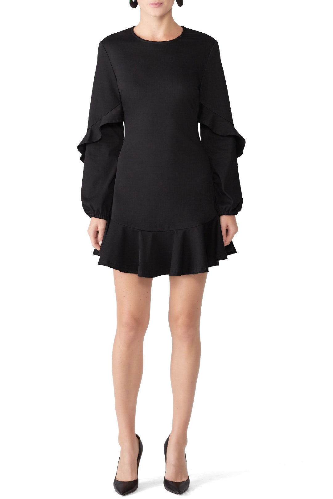 Allure Frill Sleeve Dress by Shilla 0