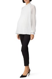 Creme Jackie Maternity Top by Seraphine