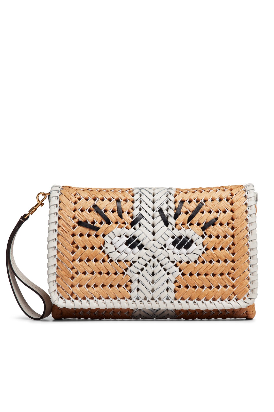 Straw Neeson Clutch  by Anya Hindmarch 0
