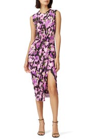 Printed Draped Jersey Dress by Jason Wu Collection