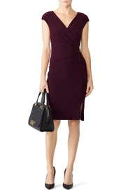 Plum Aideena Dress by Lauren Ralph Lauren