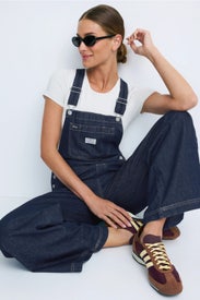 Dark Indigo Denim Overalls by Levi's