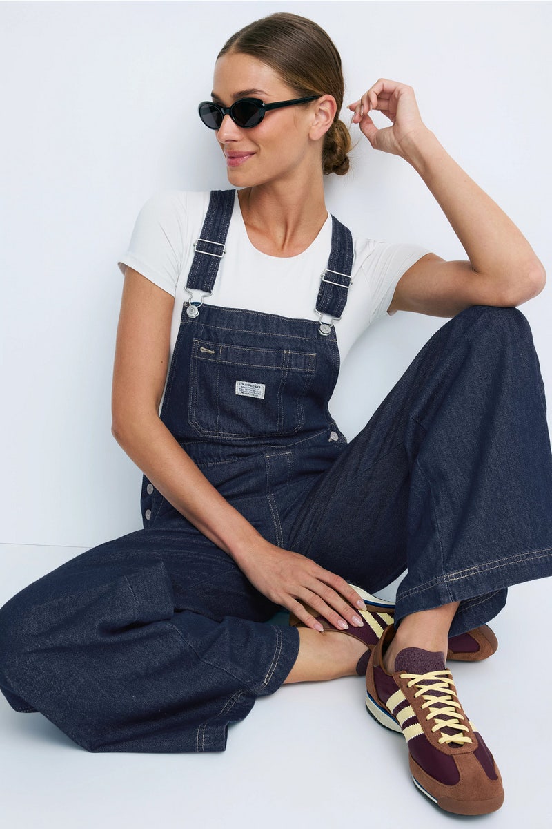 Dark Indigo Denim Overalls by Levi's - Photo 0