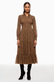 Smock Button Down Shirt Dress by MICHAEL KORS