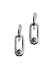 Beaumont Stone Hoops by Pamela Love x RTR