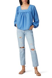 Baby Blue Blouse by Sweet Baby Jamie