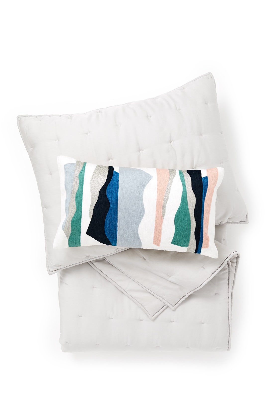 Full/Queen Crescent Stitch Quilted Bundle by West Elm 0