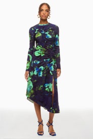 Milani Printed Midi Dress by AMUR