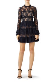 Circle Ruffle Lace Dress by Bailey 44