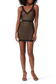 Brown Gina Mini Dress by Cosmopolitan X DTP