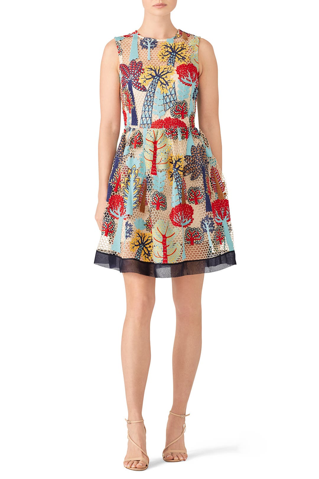 Graphic Forest Dress by RED Valentino | Rent the Runway