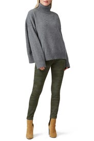 Linden Wash High Rise Demi Boot Cut Jeans by Sanctuary / DENIM