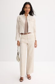 Cropped Structured Pocket Jacket by Ted Baker London