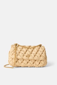Crochet Mini Flap Bag by Tory Burch Accessories