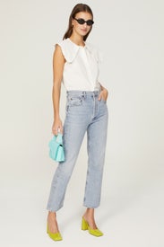 Ruffle Collar Top by WEWOREWHAT