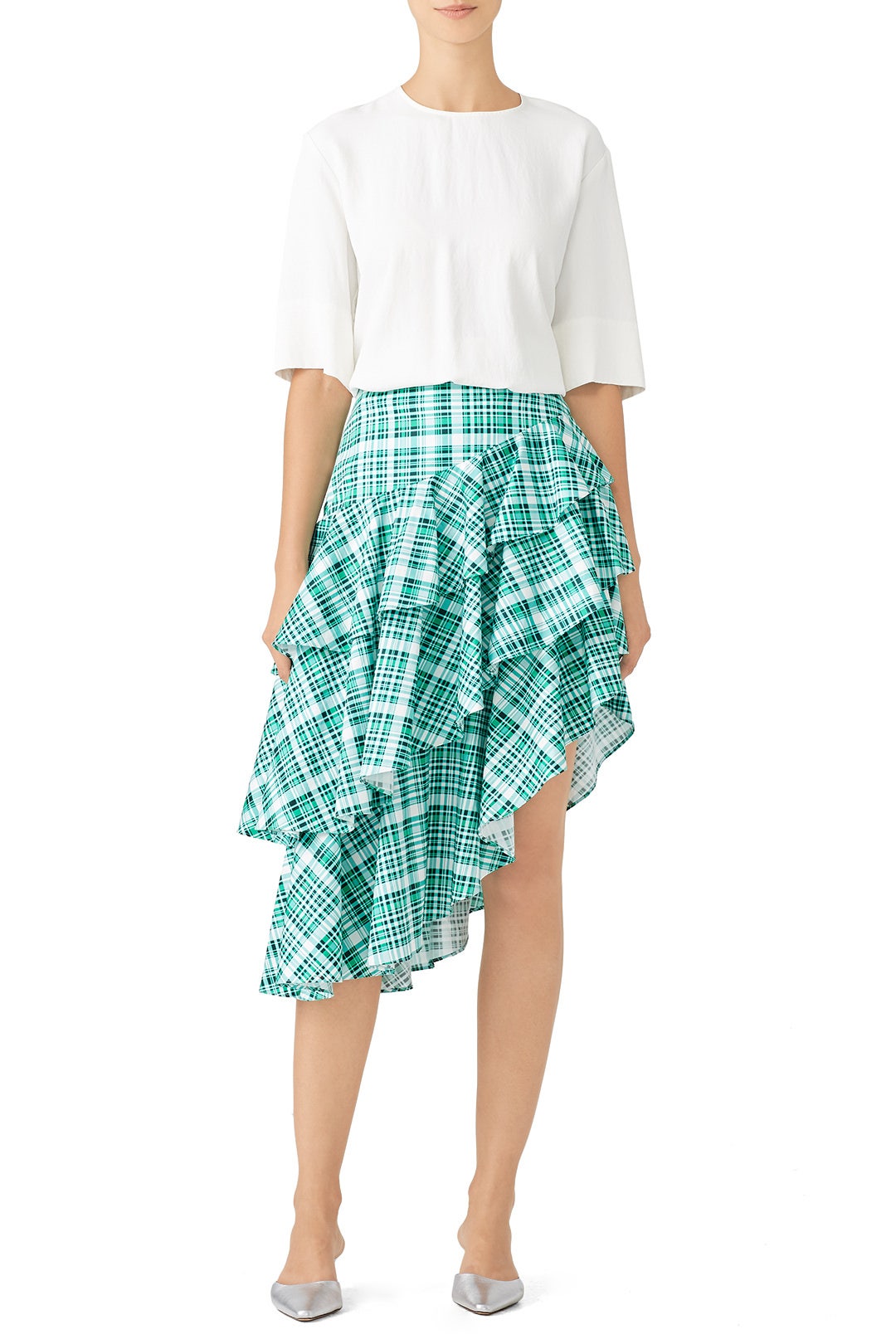 Plaid Pippie Skirt by AMUR 0