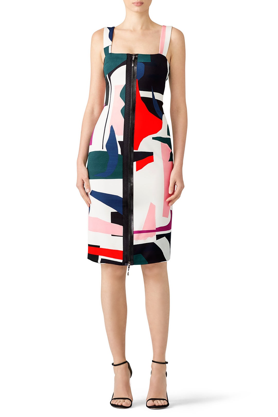 Abstract Dual Zipper Dress by Cushnie 0
