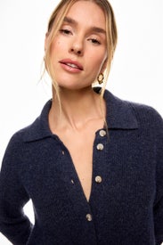 Millie Oversized Sweater Polo by Central Park West