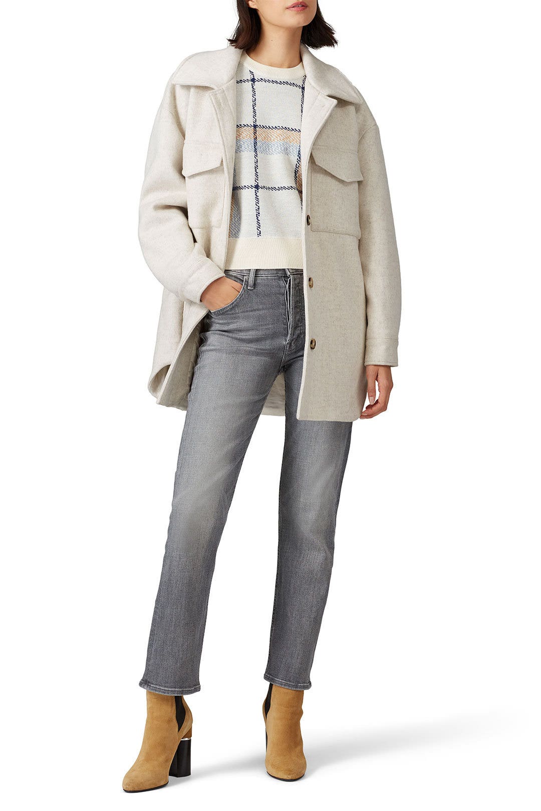 Drew Wool Jacket by Line + Dot 0