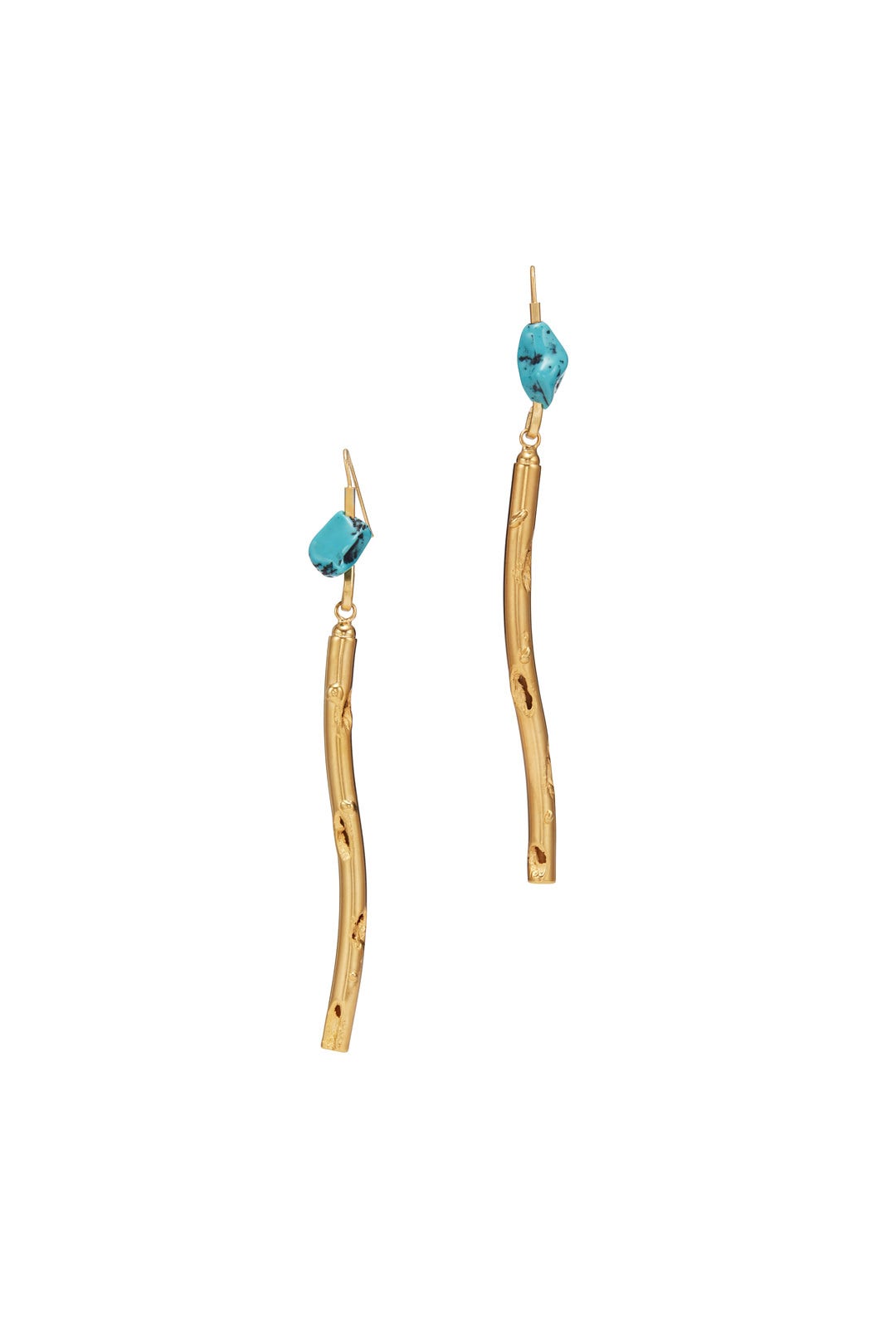 Gold Linear Earrings by Marni Accessories 0