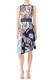 Patchwork Drape Dress by Peter Pilotto