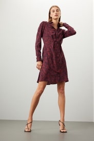 Red Floral Shirt Dress by Thakoon x RTR