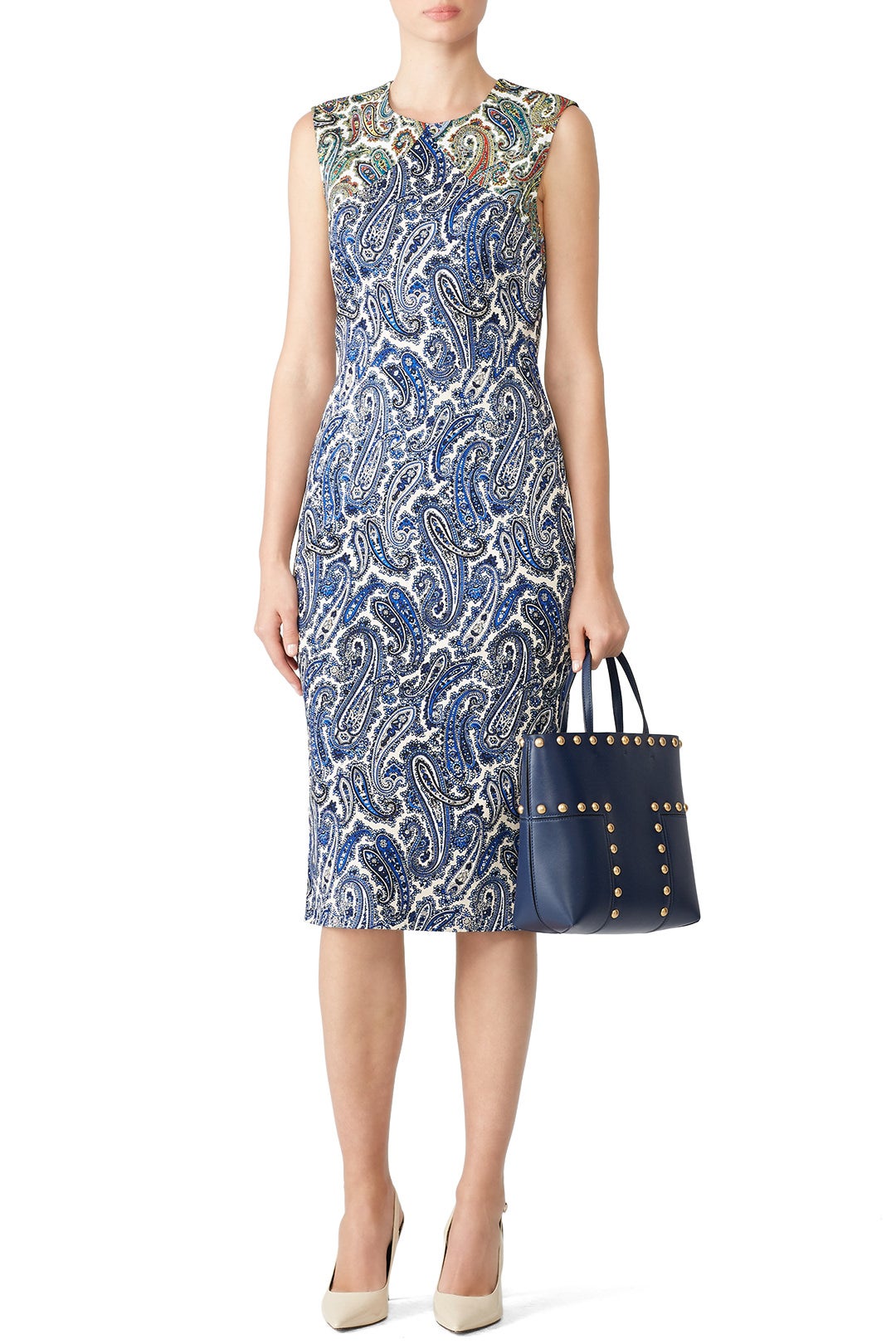 Paisley Sleeveless Sheath by Diane von Furstenberg 0
