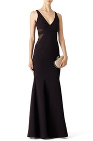 Black Rockefeller Gown by Jay Godfrey