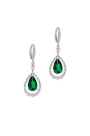 Pave Swing Earrings by Kenneth Jay Lane