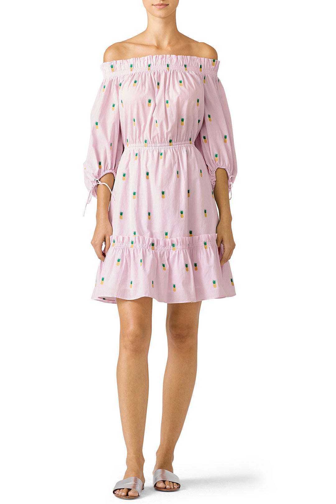 Pineapple Off Shoulder Dress by kate spade new york 0