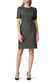 Windowpane Printed Dress by Lauren Ralph Lauren