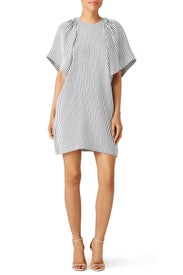 Pleated Bold Sleeve Dress by Rachel Comey