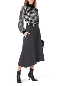 Houndstooth Margaret Sweater by Shoshanna