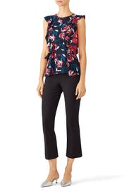 Tulip Print Top by Tanya Taylor