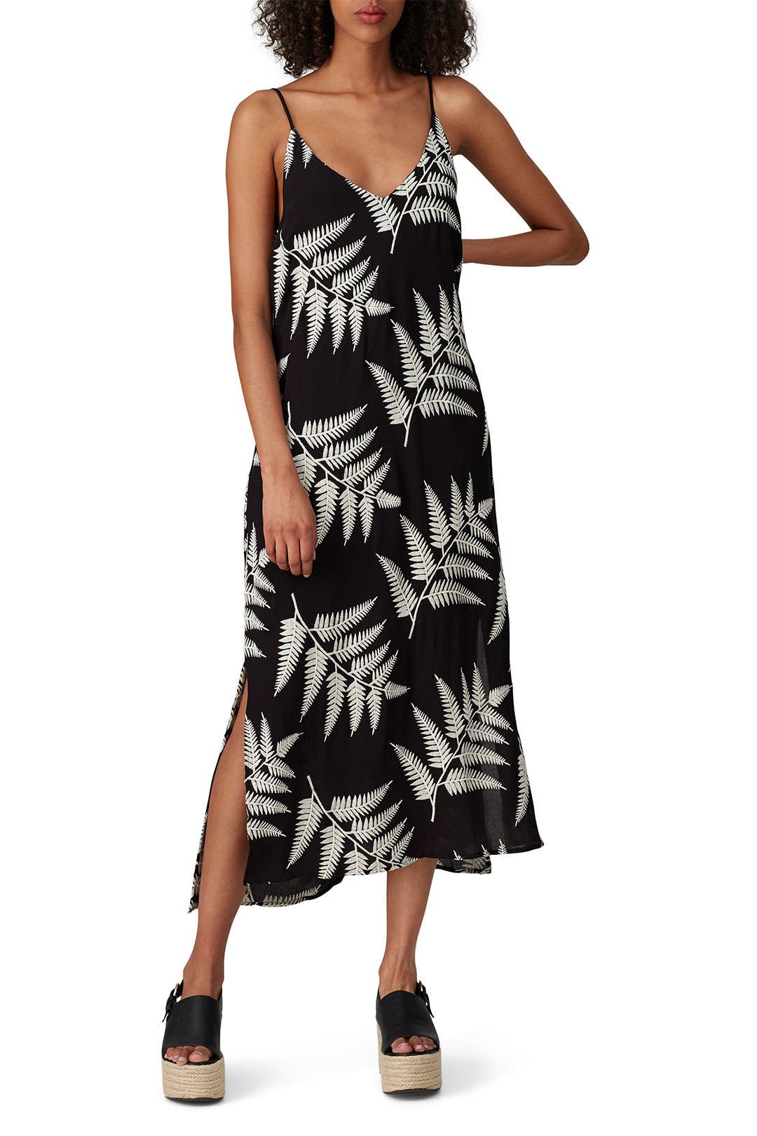 Side Slit Cami Dress by Fifteen Twenty | Rent the Runway