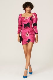 Floral Puff Sleeve Dress by Hutch