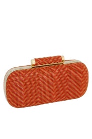 Orange Catalina Minaudiere by Inge Christopher
