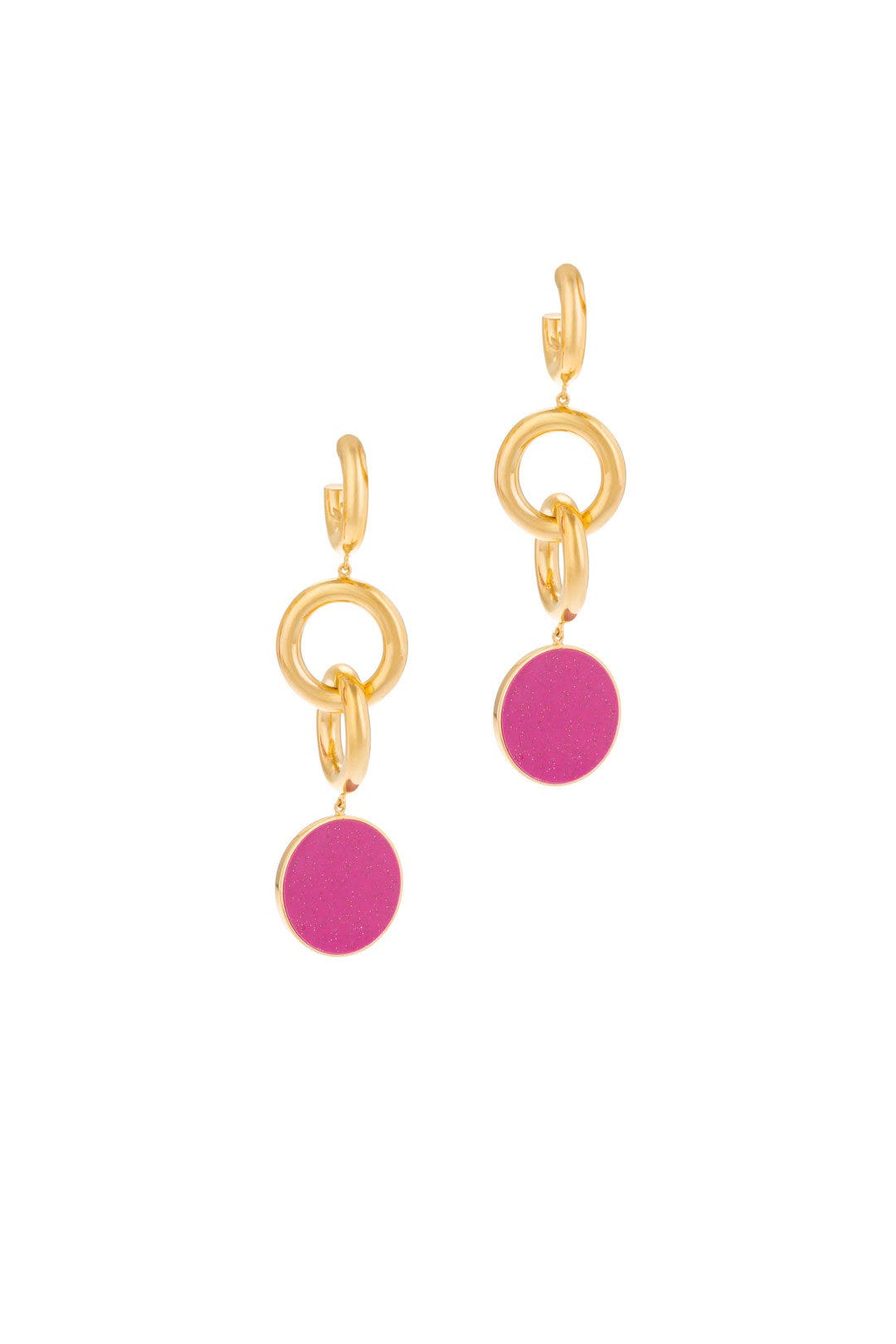 Gold Plated Tribale Earrings by Joanna Laura Constantine