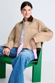 Curved Hem Workwear Jacket by JW Anderson