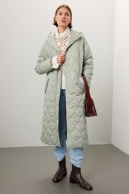 Green Cocoon Coat by Louna