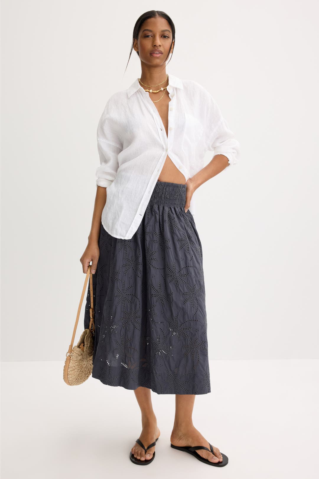【THE MOZZ】Simon pleated long skirt gzz31825_grey_xl?w=537&qlt=