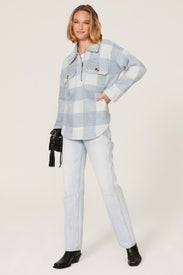 Plaid Half Zip Sweater by Madewell