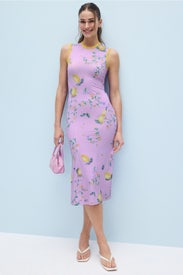 Lavender Lemon Tank Dress by Moschino Jeans