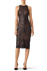 Black Sequin Susie Dress by Slate & Willow