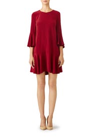 Merlot Trapeze Dress by Slate & Willow