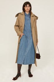 Denim Shirt Dress by Tibi